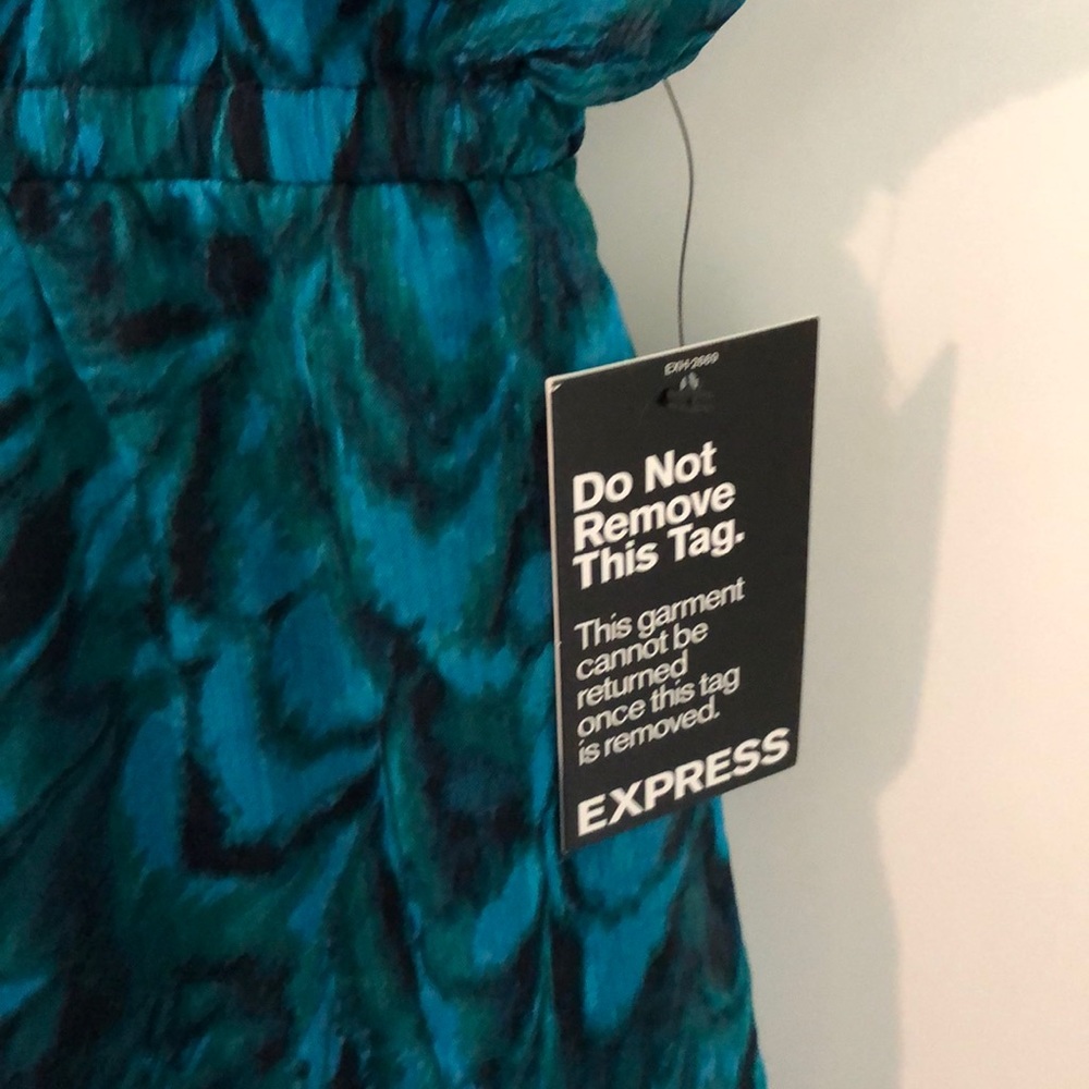 NWT Express Watercolor print dress. - Picture 3 of 4